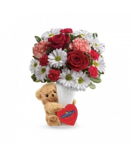 Hug Bear Your Heart Bouquet